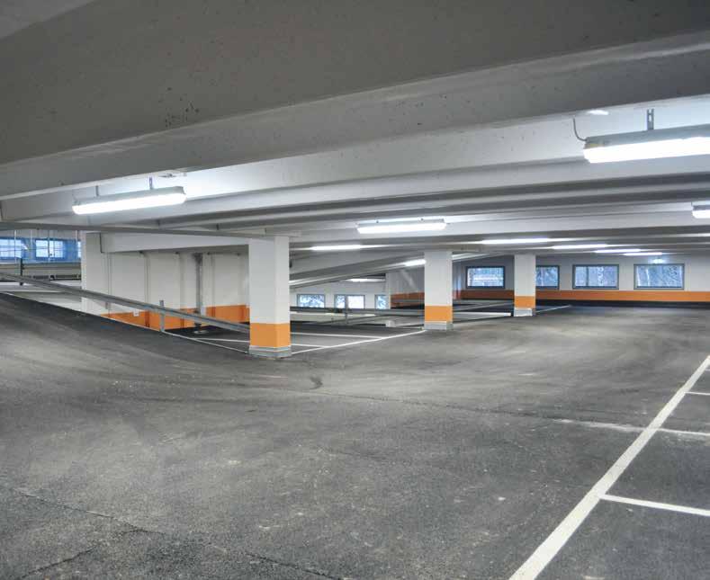 RENOVERINGEN Specialbetong Sverige har lång och gedigen erfarenhet av betongarbeten Renoveringen av BRF Lofotens garage i Kista är ett exempel på Specialbetong Sverige AB:s, SBS, små och stora