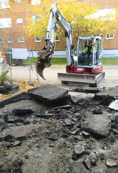 Ett skyddsstopp infördes under ett dygn. u Ur dagboken: Dag 96 Gjutning av betongplatta i rum för oljeavskiljare på plan -5.