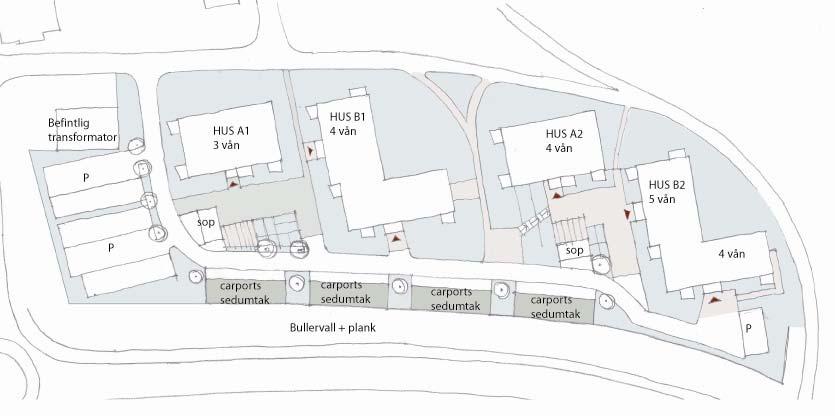 HSB Göteborg Kvalité, miljö och gestaltning Sid 3 (7) Solcellspaneler på fasad och i balkongfronter i söder- och västerlägen ger även det ett bra utfall samtidigt som man kan få arkitektonisk