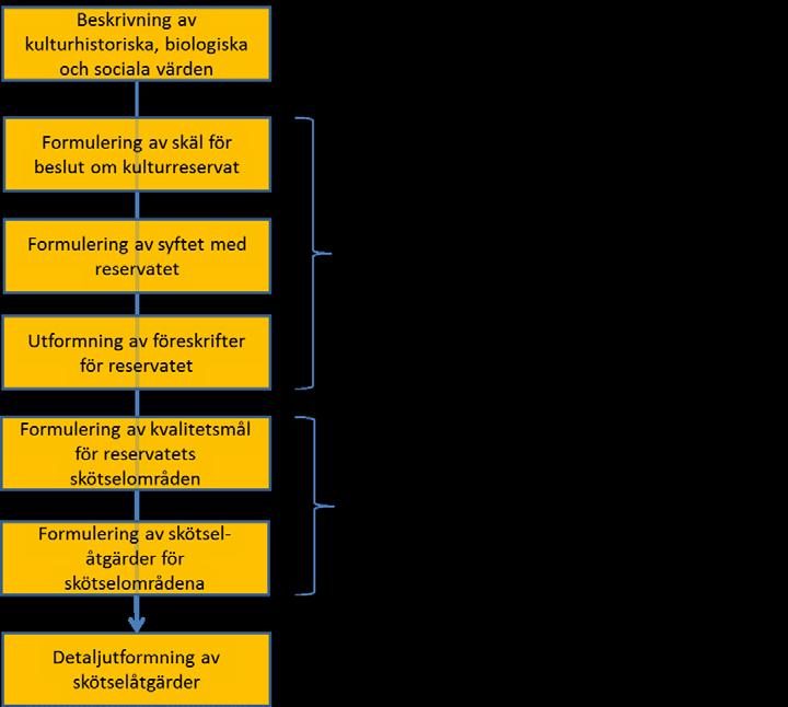 Skötselplanen bör genomsyras av en tydlig koppling mellan de skötselåtgärder som anges och områdets värden, syftet med reservatet och kvalitetsmål.