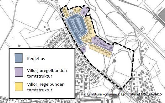 Eskilstuna kommun 7 (18) Befintliga bostäder De olika typer av bostadsbebyggelse som finns inom planområdet idag. En karaktärsbeskrivning av befintliga bostäder inom programområdet har gjorts.