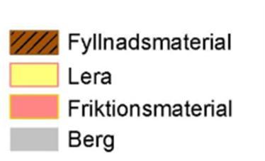Berggrunden, baserat på nya utförda undersökningar och tidigare material, bedöms ur bergbyggnadssynpunkt generellt att vara av god kvalitet.