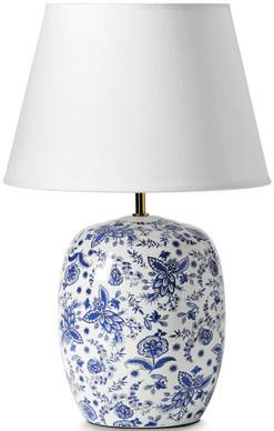 skärm i svart textil eller matt mässingfinish med skärm i vit textil, L 27, B 12, H