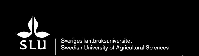 SLU:s strategi för livsmedel