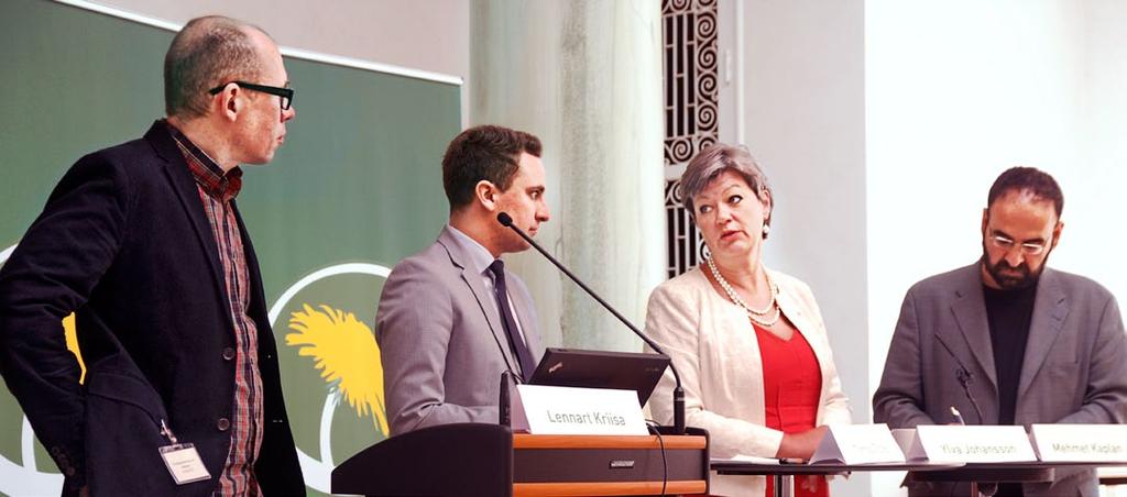 opinionsbildning opinionsbildning På bilden: kunskapsseminarie om bemanning hos Miljöpartiet.