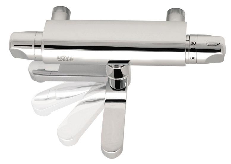Termostatblandare Made in ITALY Termostatblandare från AQVA är designade att passa den