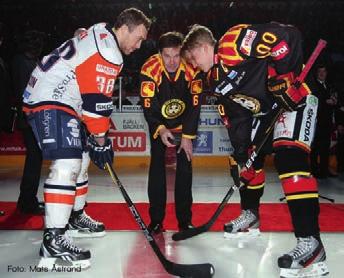 matchen mot Växjö Lakers den 30 december 2011.