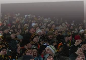 i Läkerol Arena för 4 500