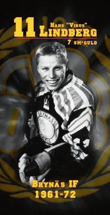 VIRUS HISSADES UPP I TAKET Lördagen 12 januari 2013, innan matchen mellan Brynäs IF och Skellefteå AIK, var det åter igen dags för Brynäs IF att hylla en av sina stora Brynässpelare.