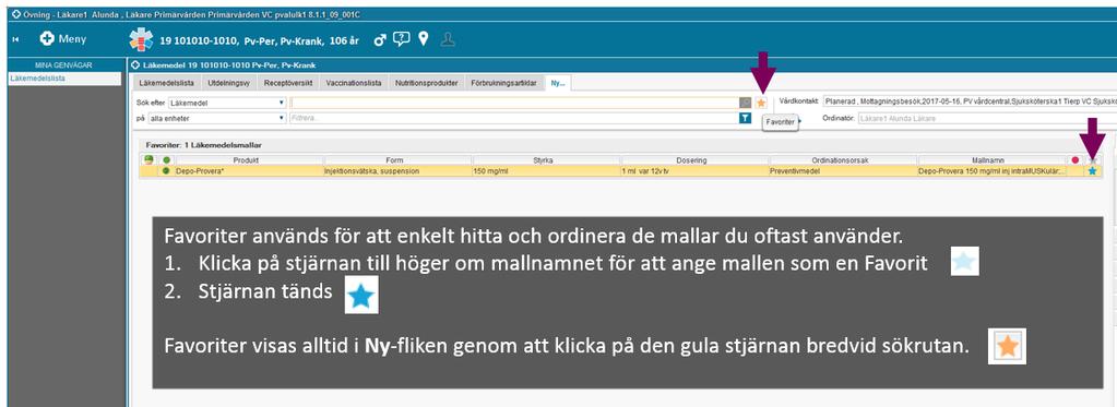 Preventivmedel Överföra Graviditet Vanligaste sättet att migrera läkemedel är att välja att överföra 1. Markera ett läkemedel som ska överföras 2. Högerklicka och välj överföra 3.