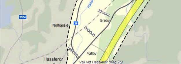 Vidare gör placeringen av trafikplats mer nytta för trafiken i korsningen mellan väg 26 mot Kristinehamn och E20.