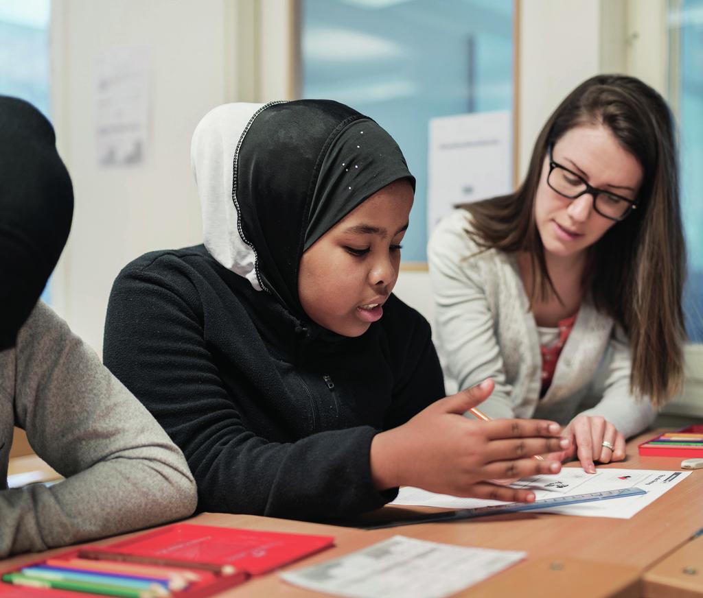 Skolan och nyanlända En bild av