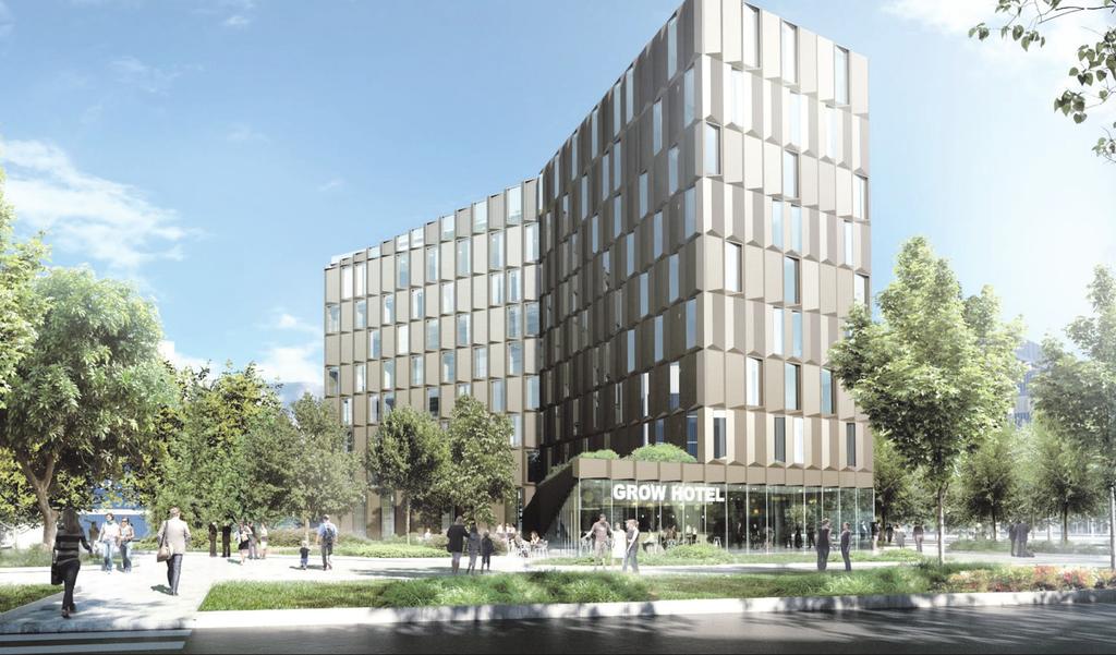 Arkitekter är den danska arkitektbyrån 3XN och invigning sker hösten 2018. Fatigheten har certifierats preliminärt enligt Miljöbyggnad Guld.