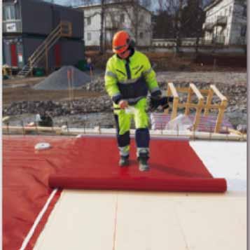 RADONMEMBRAN Gas- och radonmembran RAC 800 Radonmembran RMB 400 Unika och enkla lösingar för nybyggnation Icopal Gas- och