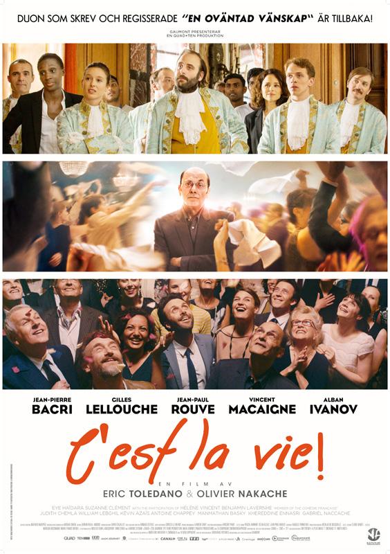 fredag den 28 september kl 15.00 C est la vie Regi: Olivier Nakache, Eric Toledano, Fra, Bel, Can, 2018, 115 min, barntillåten Dagens kortfilm kl 14.