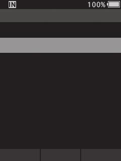 Hur menyn används 5 Tryck på knappen OK/MENU eller 9. Flytta till inställningen av det valda objektet.