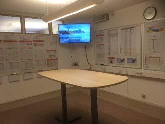 2 Visual management & housekeeping Klassiska leanprioriteringar, säkerhet, kvalitet, leverans och ekonomi, är en standard på våra dagliga avstämningar i olika nivåer och påminner