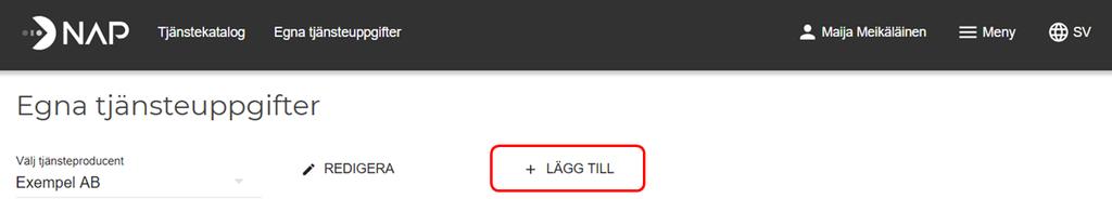 Anvisning 17 (71) På sidan som öppnas kan du lägga till användare (medlemmar) under tjänsteproducenten.