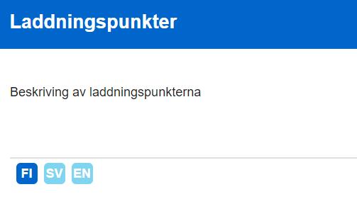 Anvisning 50 (71) Obs! Om det finns flera typer av parkeringsplatser, fyll i en rad för varje typ av parkeringsplats. Du kan lägga till en ny rad genom att trycka på knappen LÄGG TILL.