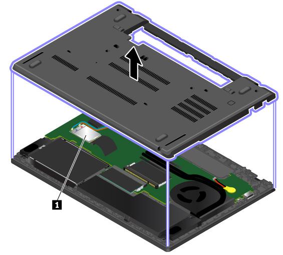 Anm: Se till att du endast använder trådlösa moduler som har godkänts av Lenovo om du har en modul som kan installeras av användaren.