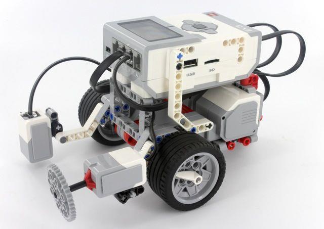 UPPGIFT 2 Skapa ett blockprogram med din Lego-robot som kör runt och rotera