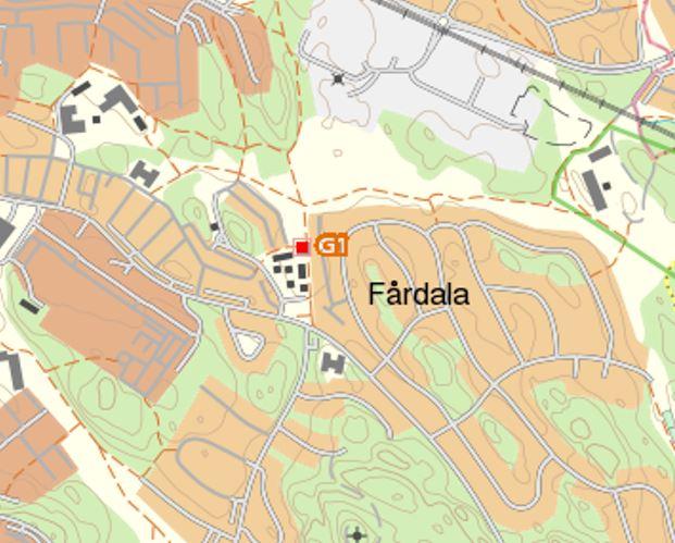 11 3.6 Trafiksituation vid förskola Sagan I närheten av den planerade förskolan ligger förskola Sagan med 74 barn. Personalen på förskolan uppskattar att cirka 20 barn blir skjutsade med bil.