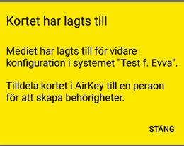 Klicka på Lägg till i mediets detaljer. Ange en tydlig beteckning för mediet och klicka på Lägg till.