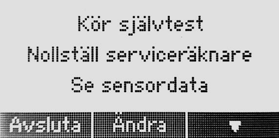 Här kan börvärdets position i operationsintervallet och hysteresvärdet ställas in. Daggpunkt (DP) hysteres: Möjlighet att justera hysteresinställningarna för kontrollmod daggpunkt (DP).