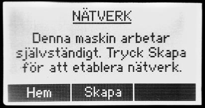 Anslutning av maskiner i Nätverk Gör så här då maskiner ska anslutas i nätverk. 1. Om maskinerna är inkopplade, stäng av dem. Anslut sedan maskinerna till varandra med systemkablar.