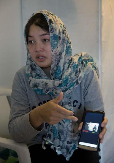 Men det sätter hennes psykiska stress och ohälsa efter intervjuer på migrationsverket och sjukhusbesöken i ett annat perspektiv.