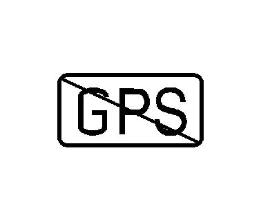 Symbolen Ingen GPS visas när systemet inte tar emot någon Global Positioning System (GPS)-signal. När GPS saknas kan fordonspositionen på kartan vara felaktig.