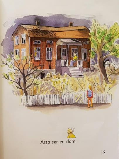 10 A-boken Nybörjarläsaren, som just har börjat intressera sig för bokstäver och läsning och inte ännu knäckt läskoden, övar sin läsning i A-boken.