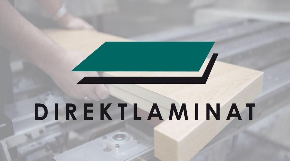 4.2.2 Direktlaminat Figur 14 Logotype för Direktlaminat Direktlaminat är ett företag beläget i Hjortsberga, strax utanför Alvesta och specialiserar sig på att tillverka och lagerhålla laminerade