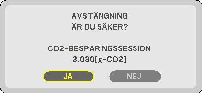 3. Projicera en bild (Enkel användning) Stänga av projektorn Gör så här för att stänga av projektorn: 1.