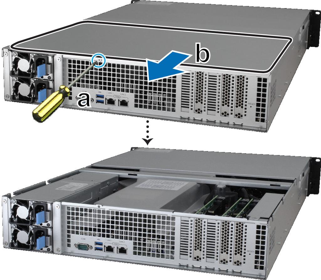 Installation av utökningskort 2Kapitel Anslut Synology FXC17 till FlashStation Din FlashStation levereras med två PCIe-portar: x8-port och x16-kort.