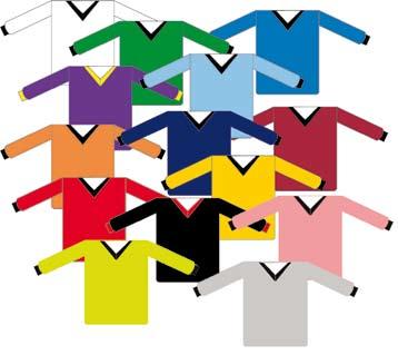 MATCHKLÄDER i din egen färgkombination Tilläggsutföranden och priser (valfria färger) 1800 ACTIVE fotbolls- och