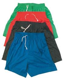 1829 DYNAMO fotbolls- och innebandyshorts Polyestersatin med bomullsinnerbyxa. Gul, svart, röd, vit, grön, blå.