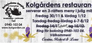 Ingång till salongen på baksidan Hot Stuff Volgsjövägen 72 Tel 555 00 2018 Buss avgår från kommunparkeringen kl 07.30 lördagen den 8 december. Pris 250:-/pers, inkl buss och inträde.