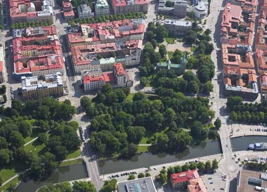 Park- och trädgårdshistoriskt värdefull miljö Nya Allén och Kungsparken är en sammanhållen park och ett av de mest framträdande dragen i Göteborgs stadsmiljö.