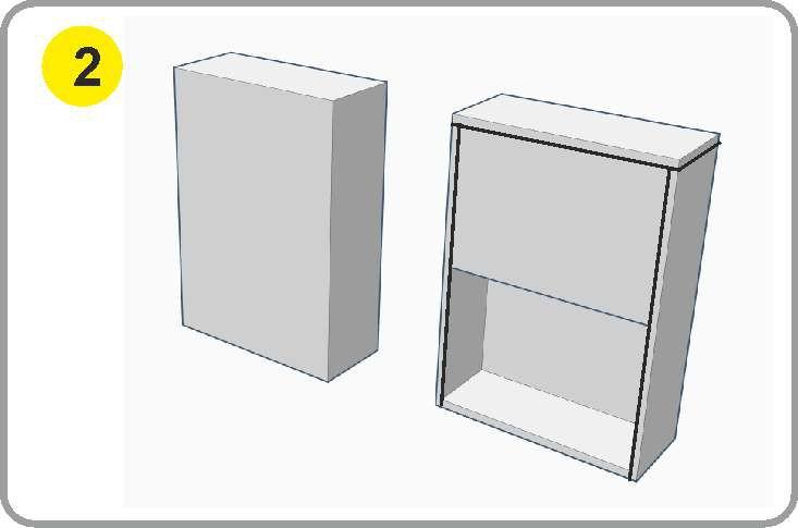 Ballastspridaren lättas upp med lite gråa toner. Vinkla sidoplattformen (1) enligt bild. Grundmåla plattformarna med grå metallprimer.