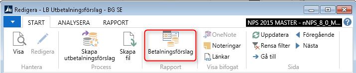 Denna rutin beskriver hur man göra manuella betalningar från förslaget man har tagit fram. Om du väljer att göra dina betalningar manuellt via t.ex.