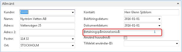 Påminnelser som skapas upp är endast ett förslag på vilka påminnelse som bör skickas ut. Förslaget kan nu redigeras genom att ta bort det du inte vill skicka ut.