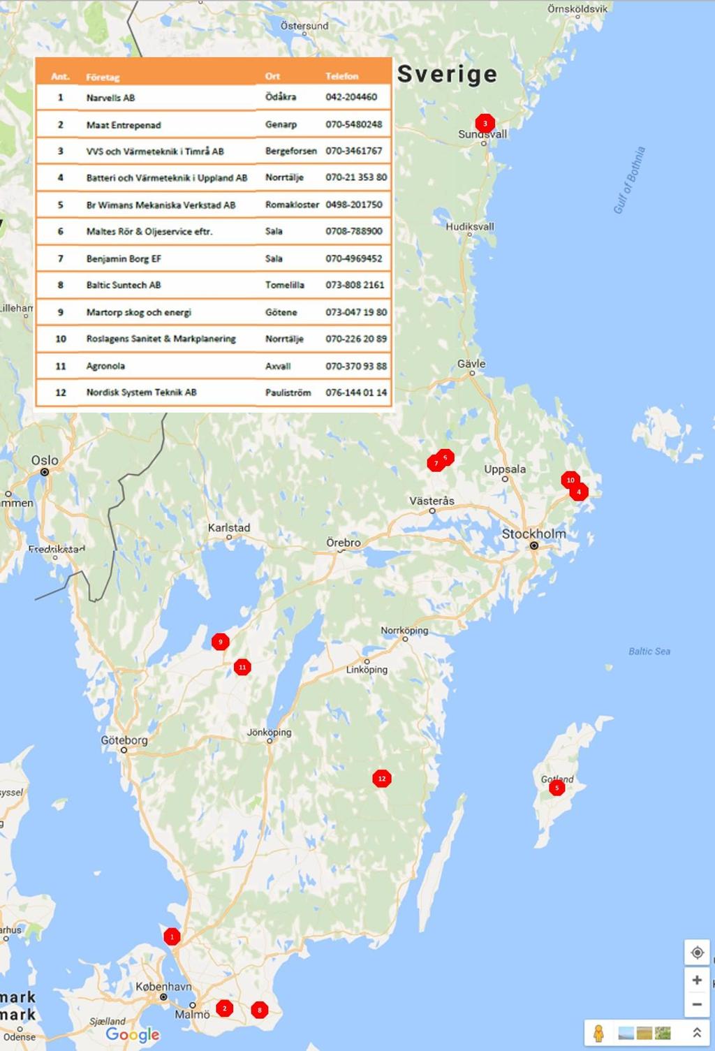 De första tolv Bioenergi-installatörer är nu godkända Nästa Bioenergikurs Tid: 17-18 maj Start kl
