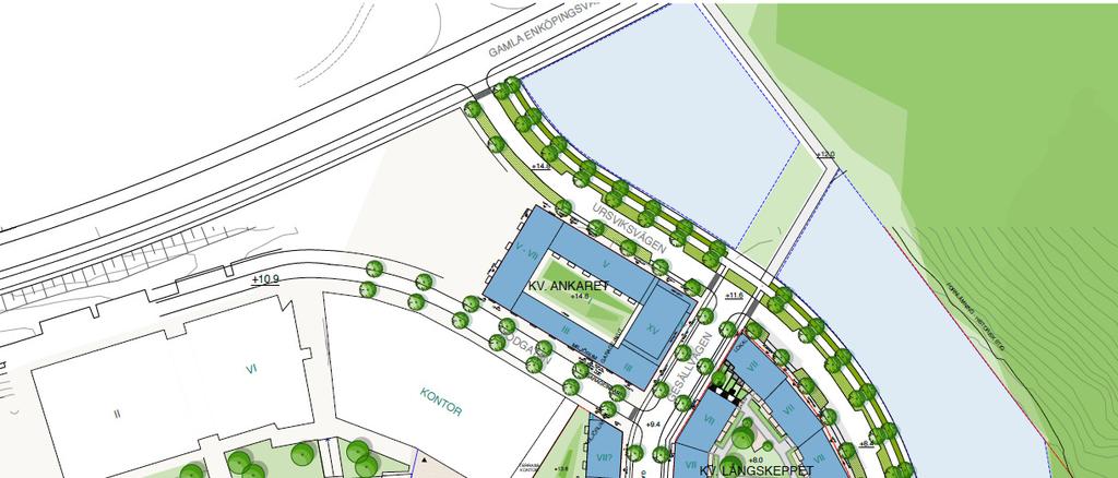 1.3 Sundbypark Sundbypark är ett område i utkanten av Hallonbergen som ska omvandlas från kontorspark och parkeringsplatser till fem nya kvarter med bostäder, verksamheter, förskola samt stadsgator