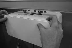 Nödsänkningsfunktion, elektrisk Om GH3 inte fungerar som den ska kan den elektriska nödsänkningen användas för att sänka ned brukaren på ett säkert sätt.
