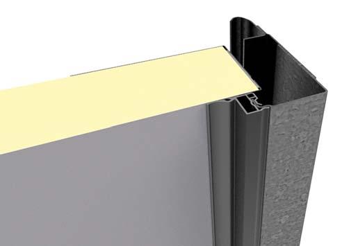 Den dubbelläppade EPDM topptätningen av gummi är monterad i en ABS adapterprofil för optimal isolering och täthet. RAL 5010 RAL 6005 RAL 7016 RAL 8017 RAL 9002 RAL 9005 RAL 9006 RAL 9007 RAL 9010 1.3.