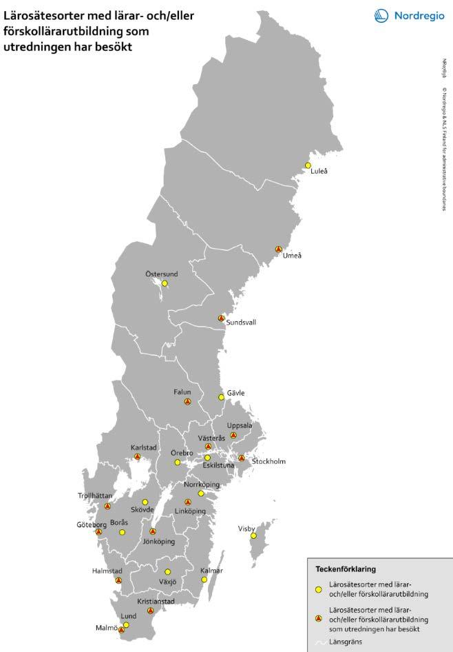 14 GEMENSAMMA MÖTEN MED SAMVERKANSPARTERNA Umeå Sundsvall Falun Uppsala Västerås
