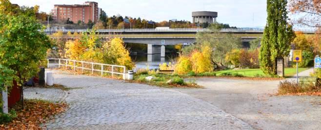 Det finns även rikligt med vegetation mellan hus som är relativt lättillgänglig på