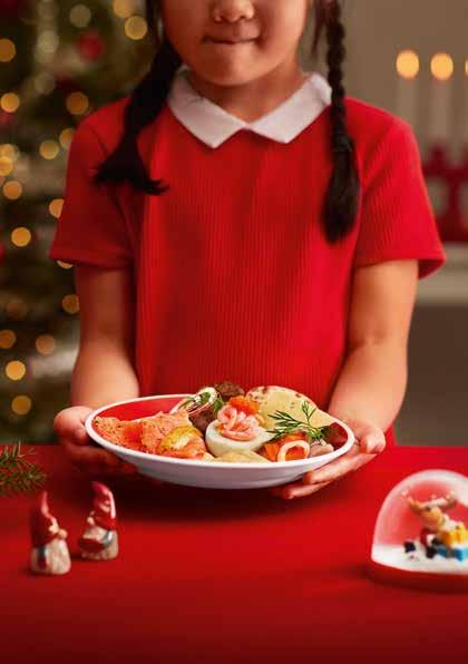 En kasse JULEFRID Ett klassiskt julbord för åtta personer