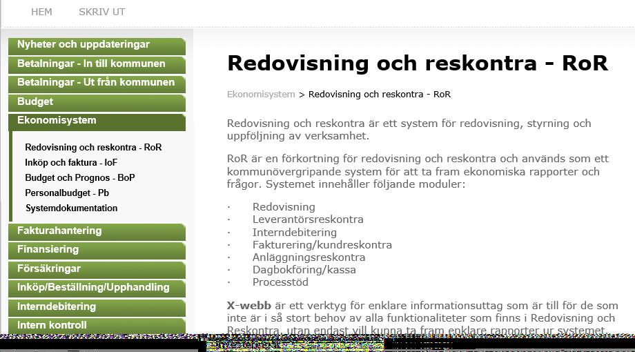 redovisningen.